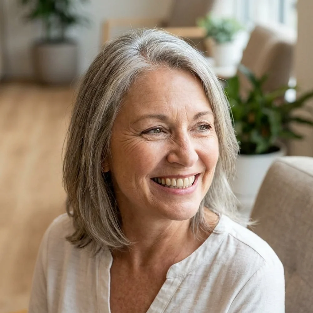 Patient smiling during a restorative dentistry consultation at Diamondback Dentistry in North Phoenix